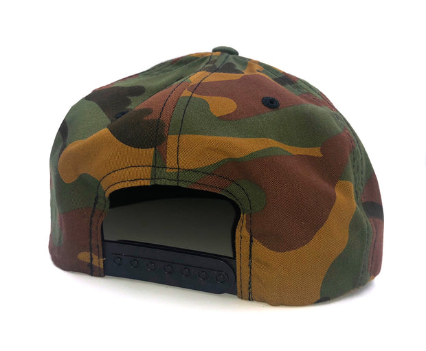 Camo & Neon Pink Spread Love Snapback