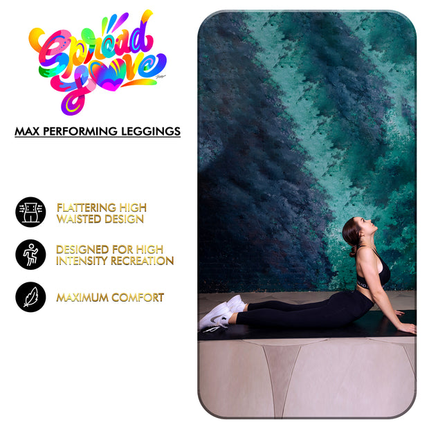 Spread Love X Jason Naylor Max Performance Leggings- Black