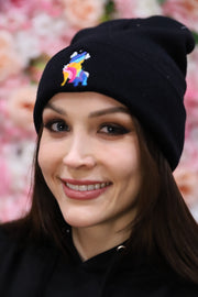 Jason Naylor Emotion Logo Polo Spread Love Beanie