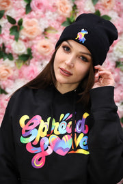 Jason Naylor Emotion Logo Polo Spread Love Beanie