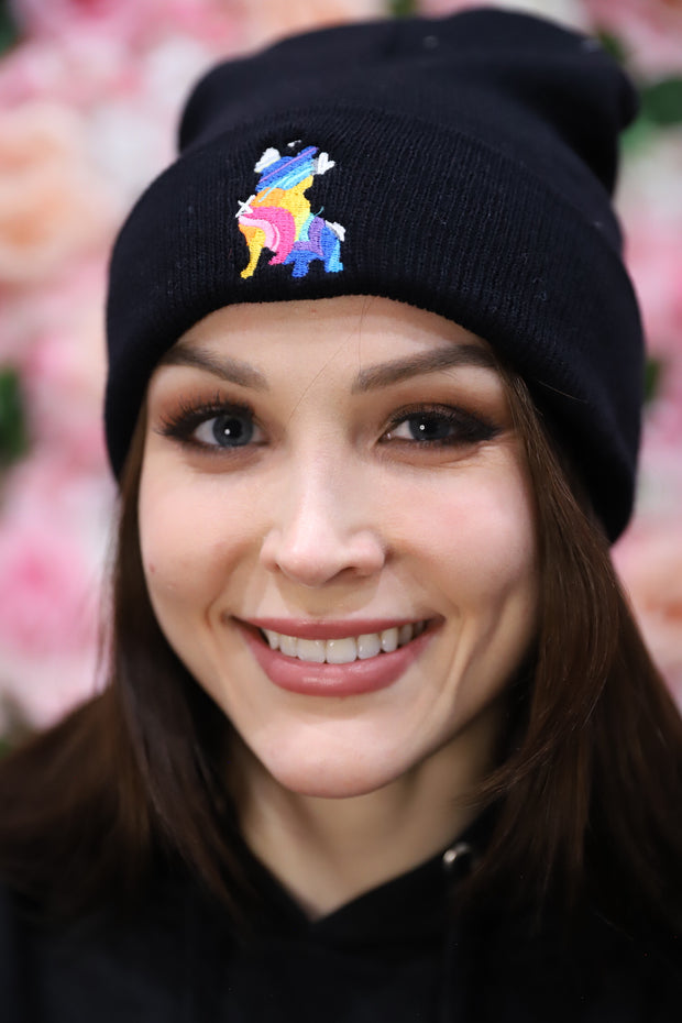 Jason Naylor Emotion Logo Polo Spread Love Beanie
