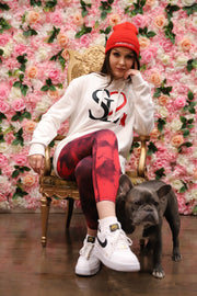 Spread Love Minimalist Beanie in Love Red