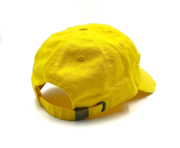 Spread Love Yellow & Black Vintage Dad Cap