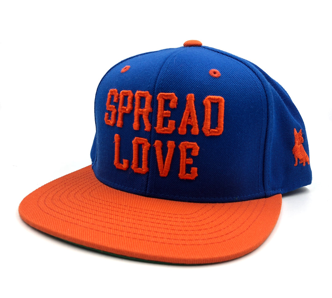 Spread Love Royal & Orange 2 Tone Snapback